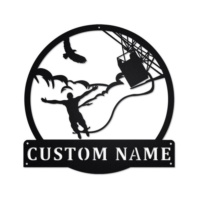 Personalized Bungee jumping Metal Sign | Bungee jumping Metal Wall Art| Bungee jumping Metal Sign| Bungee jumping Lover| Bungee jumping Gift