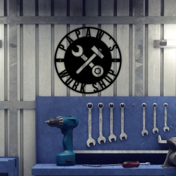 Personalized Father's Day Metal Sign for Dad-Dad's Work shop Metal Sign-Father's Day Gift-Gift for Dad-Gift for Grandpa-Gift for Papa-Papaw