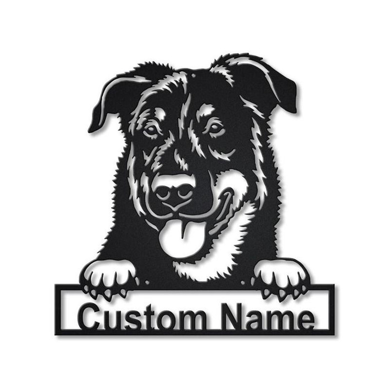 Personalized Beauceron Dog Metal Sign Art | Custom Beauceron Dog Metal Sign | Dog Gift | Animal Funny | Birthday Gift