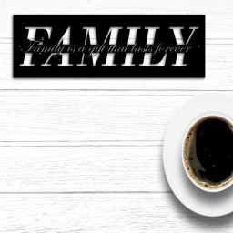 Family Sign Metal Family Sign Farmhouse Wall Decor Anniversary Gift Mother Gift For Mom Laser Cut Word Laser Cut Metal Sign Gift Ideas