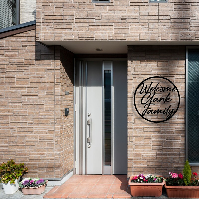 Custom Metal Text, Personilazed Metal Word, Unique Metal Family Name, Unique Birthday Gift