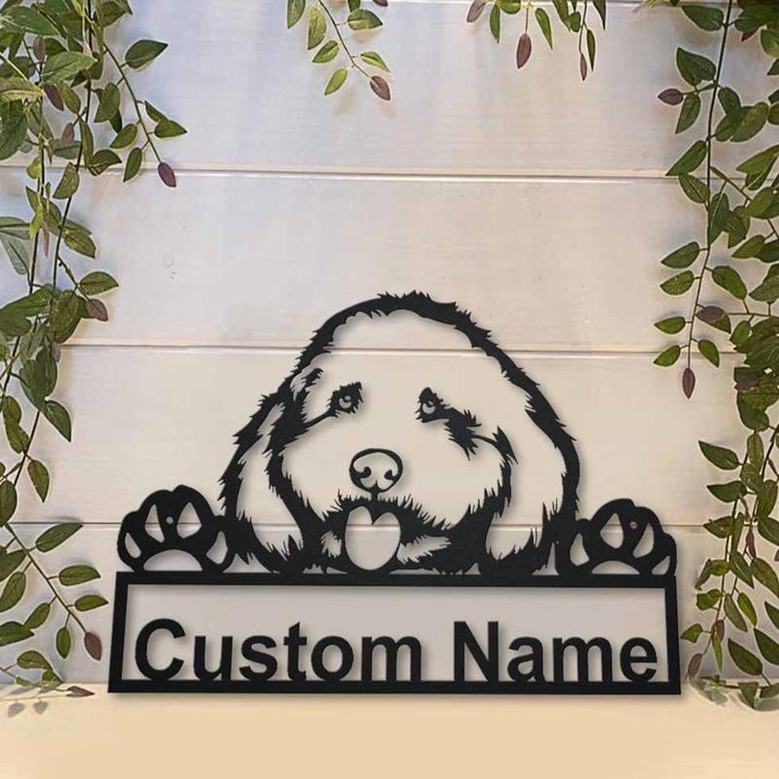 Personalized Cockapoo Dog Metal Sign Art | Custom Cockapoo Dog Metal Sign | Dog Gift | Birthday Gift | Animal Funny