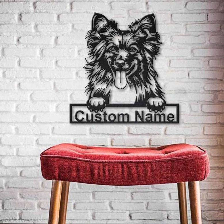 Personalized Pembroke Welsh Corgi Dog Metal Sign Art | Custom Pembroke Welsh Corgi Dog Metal Sign | Welsh Corgi Dog Gifts for Men | Dog Gift