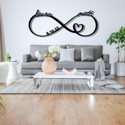 Metal Address Plaque, Metal Address Sign, Address Sign, Infinity Signs, Sign for her, Sign for him, New couple gift, gift for mom, monogram