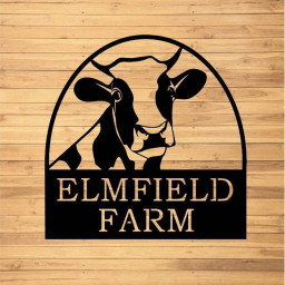Custom Metal Cow Farm Sign Custom Cow Metal Art Cow Metal Art