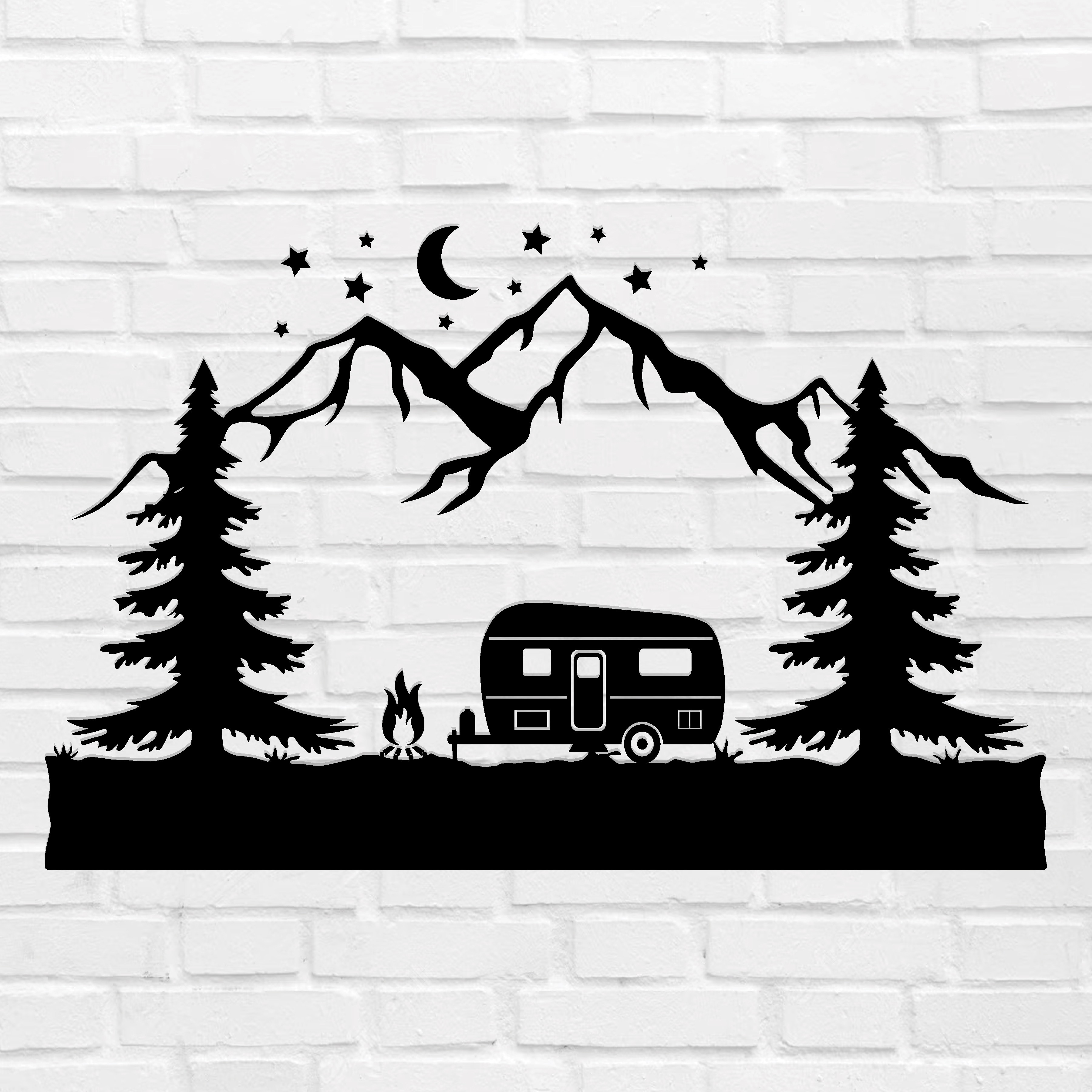 Campsite Metal Sign