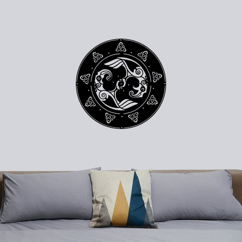 Odin's Ravens Huginn and Muninn Viking Metal Sign | Metal Wall Art | Viking Metal Wall Art | Housewarming Outdoor Metal Sign