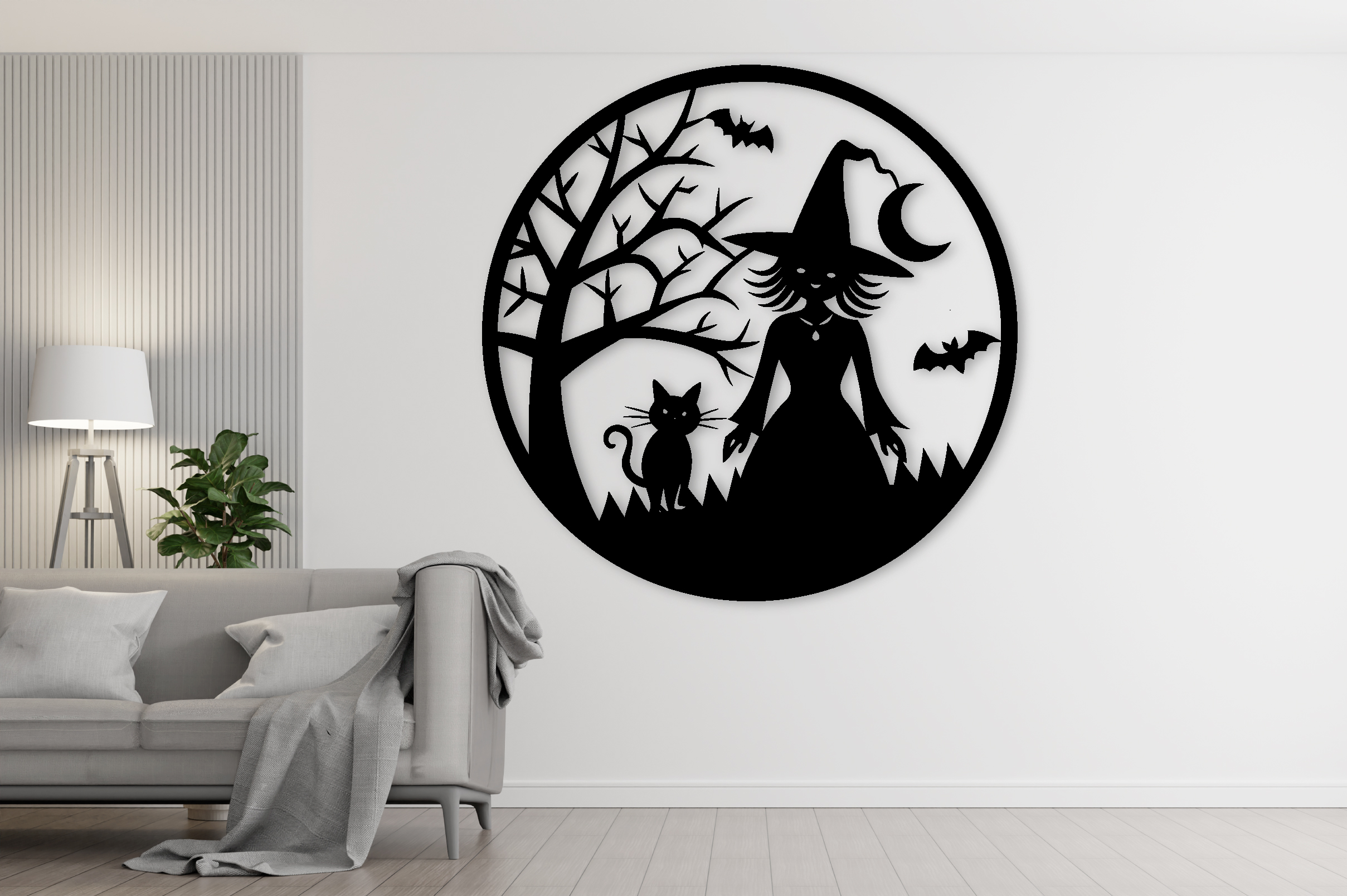 Halloween Metal Signs Hanging Wall Art