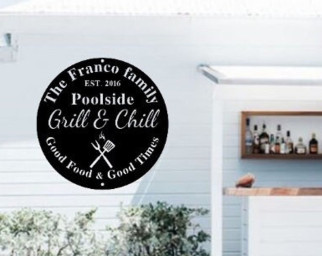 Custom Metal Sign-Personalized Metal Sign-Metal Signs Personalized-Outdoor Signs-Family Name Sign Metal-Last Name Metal Sign