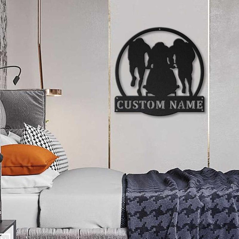 Personalized Bobsleigh Monogram Metal Sign Art ,Custom Bobsleigh Metal Sign, Bobsleigh Lover Sign Decoration For Living Room