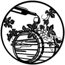 Wall Wine Metal Wall Art Kitchen Metal Art Decorations for Walls Red Bottle Grape Leaves Metal Wall Sculptures Home Bar Dining Room Decor