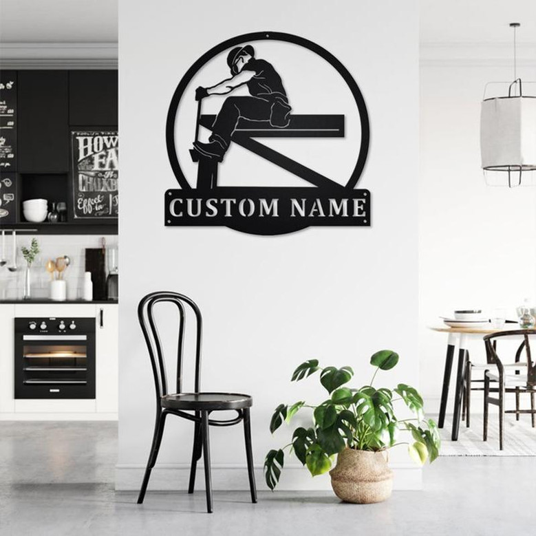 Personalized Ironworker Metal Sign | Ironworker Metal Wall Art | Ironworker Metal wall Decor | Ironworker Gift | Custom Ironworker
