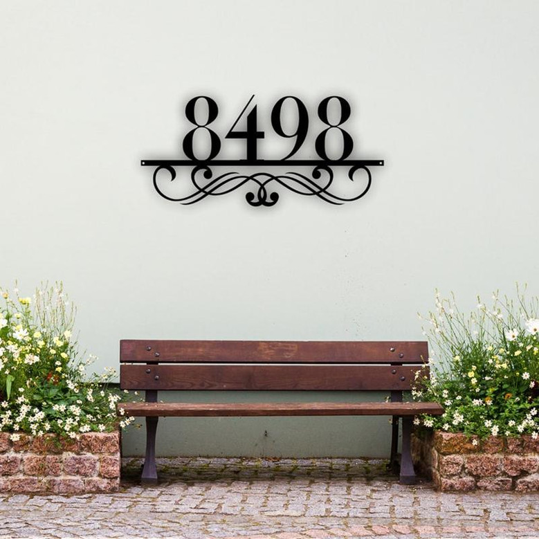 Custom Metal Address Plate for House, Metal Address Plaque, Metal Address Sign, Personalized Address Sign For House,Front Porch Address Sign