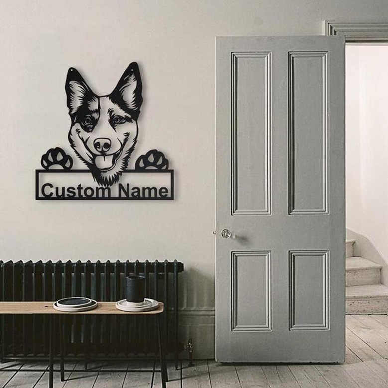 Personalized Australian Cattle Dog Metal Sign Art | Custom Australian Cattle Dog Metal Sign | Dog Gift | Birthday Gift | Animal Funny Gift