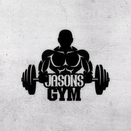 Personalized Gym Sign, Metal Gym Sign, Workout Room Decor, Home Gym Sign, Fitness Center Sign, Workout Metal Sign, Custom Gym Metal Sign