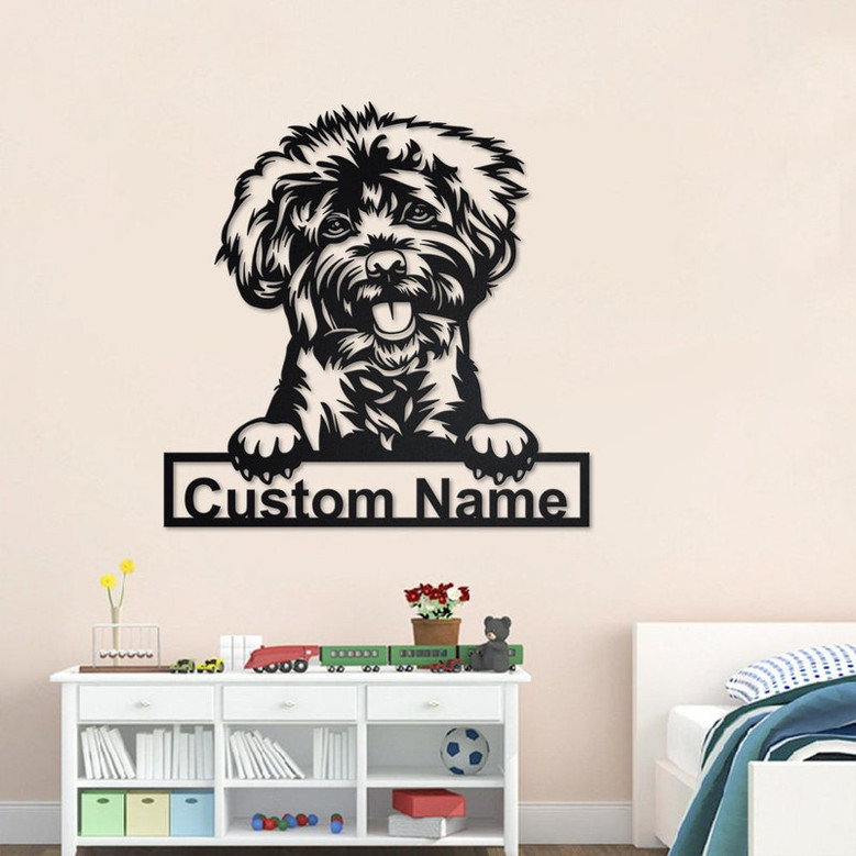 Personalized Labradoodle Metal Sign | Labradoodle Metal Wall Art | Dog Metal Sign | Labradoodle Gift | Dog Lover | Labradoodle Lover Gifts