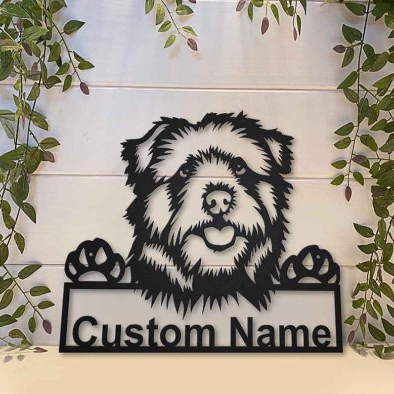 Personalized Norfolk Norwich Terrier Dog Metal Sign Art | Custom Norfolk Norwich Terrier Metal Sign | Animal Funny | Father's Day Gift
