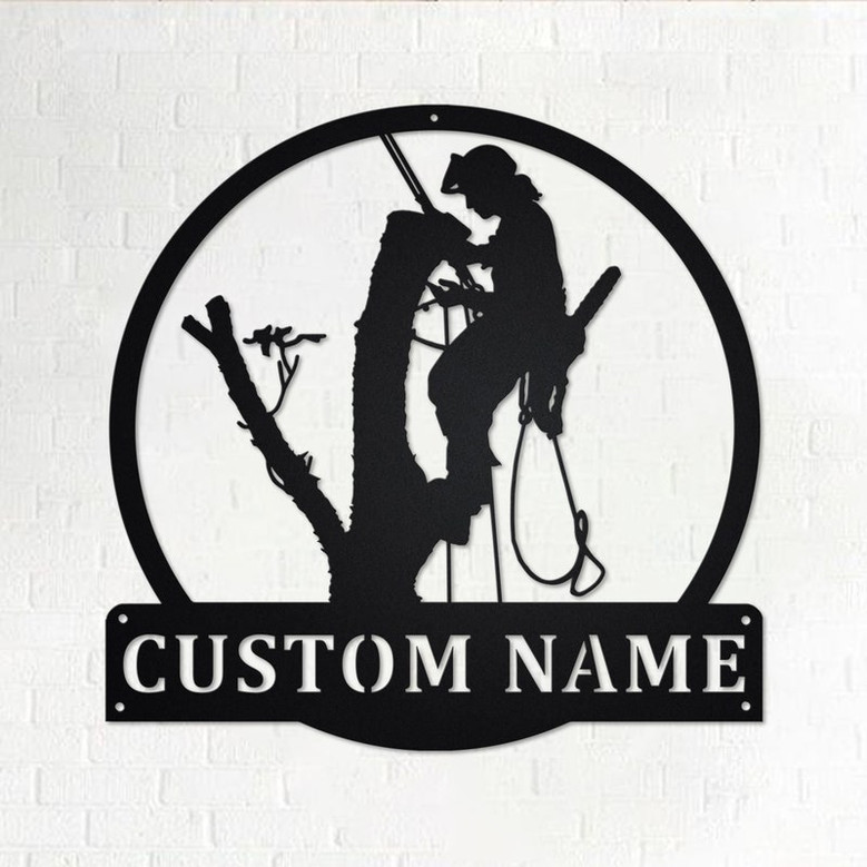 Custom Arborists Metal Wall Art, Personalized Arborists Name Sign Decoration For Room, Arborists Home Decor, Custom Arborists, Arborists