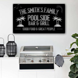 Custom Metal Sign-Personalized Metal Sign-Metal Signs Personalized-Outdoor Signs-Family Name Sign Metal Signs