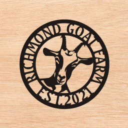 Personalized Goat Farm Sign, Farm House Sign, Goat Sign, Last name sign, Custom House Sign