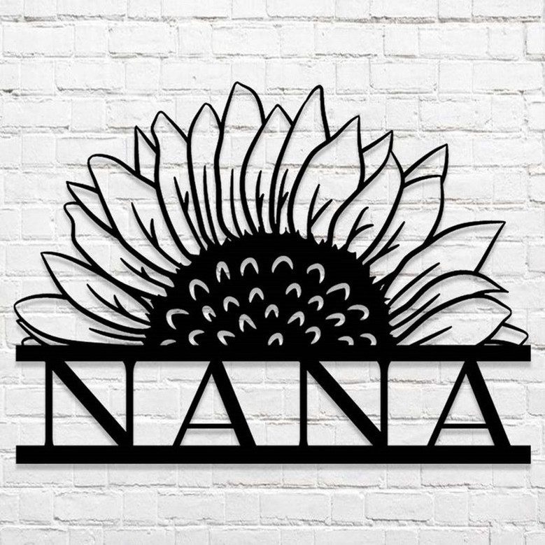 Personalized Garden Metal Sign,Custom Family Name Sign,Greenhouse /Fence Décor,Wall Art