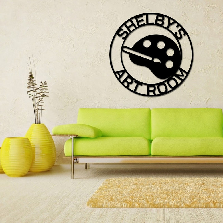 Art Room Sign, Craft Room Sign, Arts and Crafts Sign, Metal Sign, Hobby Sign, Painting Sign, Art Class Sign