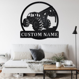 Custom Skidder Metal Wall Art, Personalized Skidder Name Sign Decoration For Room, Skidder Metal Home Decor, Custom Skidder, Skidder Decor