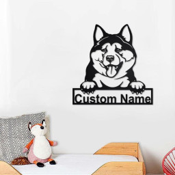 Personalized Akita Inu Metal Sign | Akita Inu Metal Wall Art | Dog Metal Sign | Akita Inu Lover Gifts | Dog Lover Gifts | Akita Inu Lover