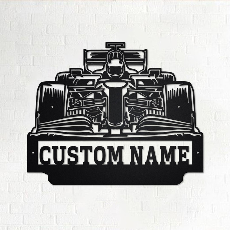 Custom Auto Racer Metal Wall Art, Personalized Auto Racer Name Sign Decoration For Room, Auto Racer Home Decor, Custom Auto Racer,Auto Racer