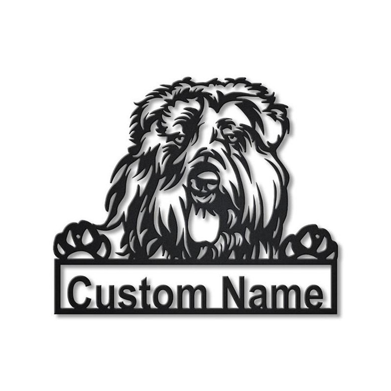 Personalized Bouvier Des Flandres Dog Metal Sign Art | Custom Bouvier Des Flandres Dog Metal Sign | Dog Gift | Birthday Gift | Animal Funny