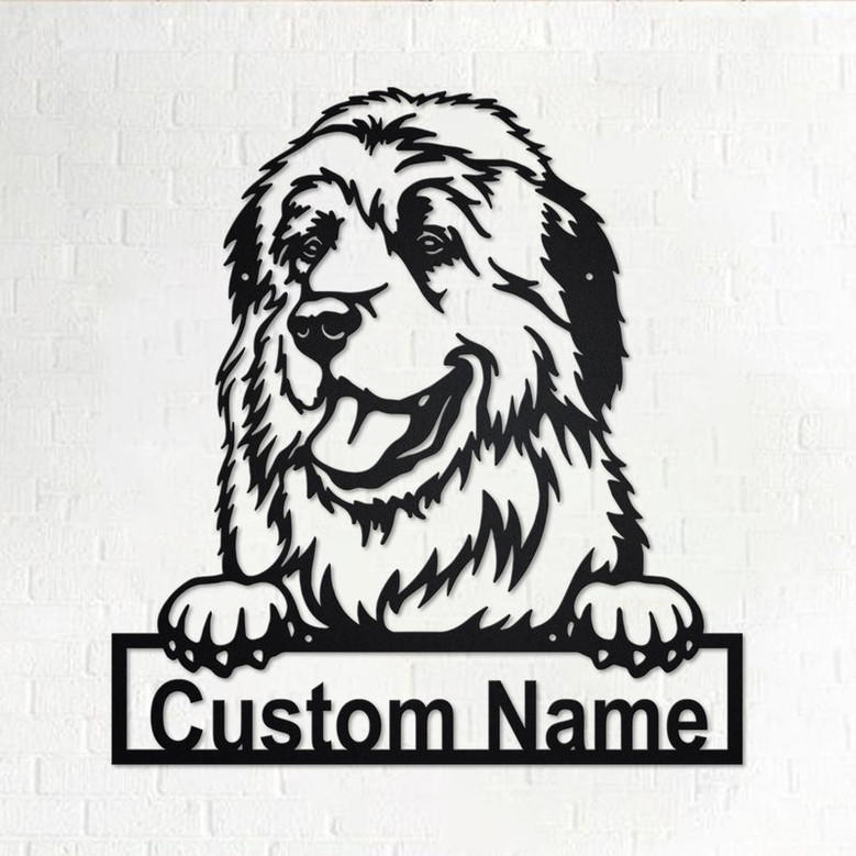 Custom Great Pyrenees Dog Metal Wall Art, Personalized Great Pyrenees Name Sign Decoration For Room, Great Pyrenees Home Decor, Custom Dog