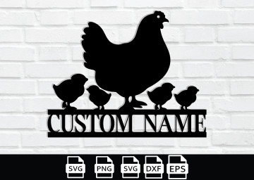 Custom Chicken Coop Metal Sign