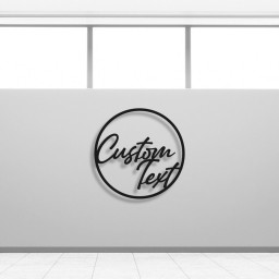 Custom Metal Text, Personilazed Metal Word, Unique Metal Family Name, Unique Birthday Gift