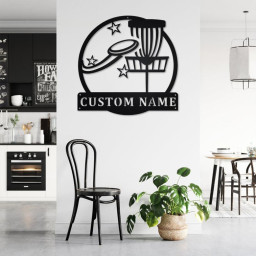 Personalized Disc Golf Metal Sign | Disc Golf Metal Wall Art | Disc Golf Metal wall Decor | Disc Golf Lover | Disc Golf Gift | Disc Golf