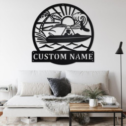 Custom Jetsprint Metal Wall Art, Personalized Jetsprint Name Sign Decoration For Room, Jetsprint Metal Home Decor, Custom Jetsprint