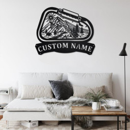 Custom Climb Outdoor Nature Metal Wall Art, Personalized Climber Name Sign Decoration For Room, Climbing Home Decor, Custom Climber, Climber