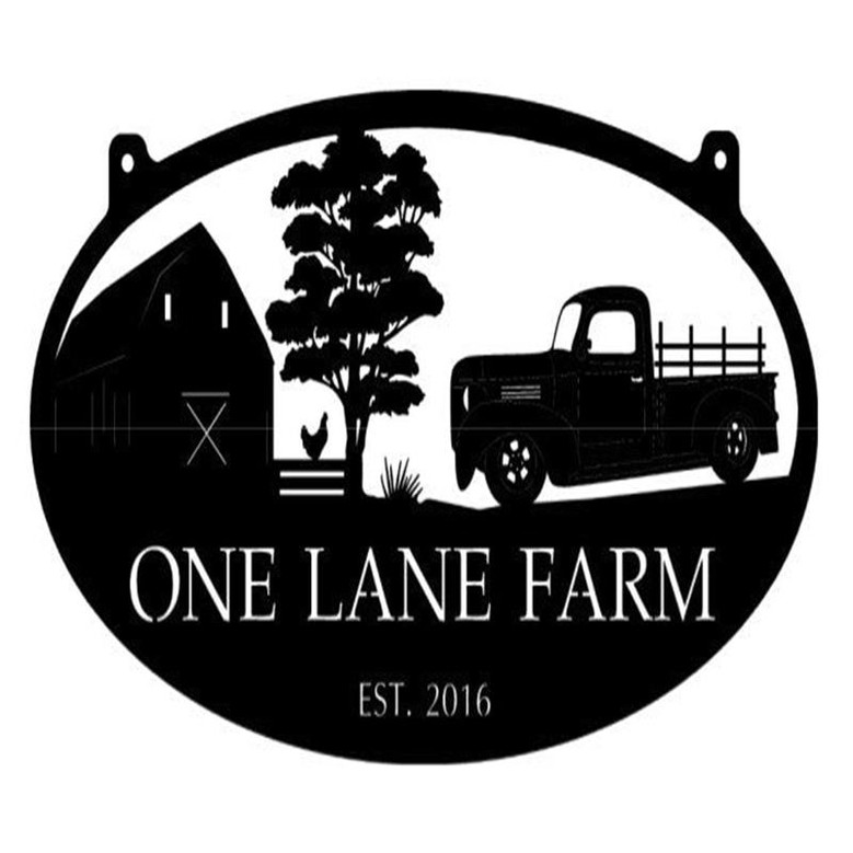 Metal Farm Sign Barn Old Truck With Your Name Metal Wall Art Metal House Sign