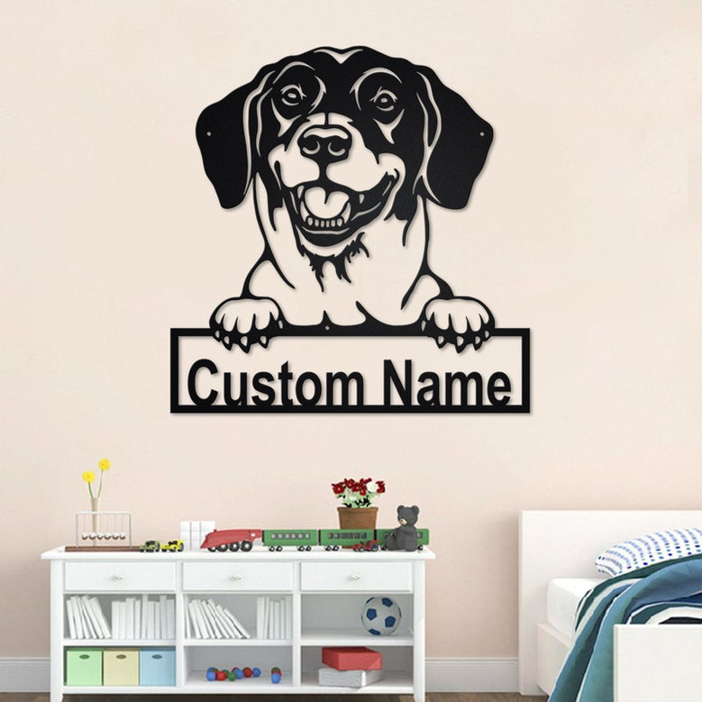 Personalized Danish Dachsbracke Metal Sign | Danish Dachsbracke Metal Wall Art|Danish Dachsbracke Metal Wall Decor|Custom Danish Dachsbracke