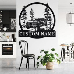 Custom Car Off Road Metal Wall Art, Personalized Car Off Road Name Sign Decoration For Room, Car Off Road Home Decor, Custom Car Off Road