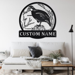 Custom Bobwhite Bird Metal Wall Art, Personalized Bobwhite Name Sign Decoration For Room, Bobwhite Home Decor, Custom Blue Whale, Bobwhite