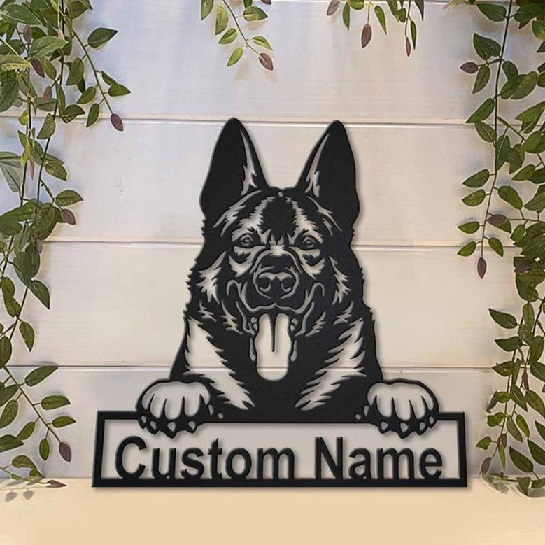 Personalized West Gothic Dog Metal Sign Art | Custom West Gothic Dog Metal Sign | Dog Gift | Animal Funny | Birthday Gift
