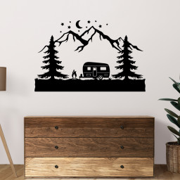 Campsite Metal Sign