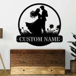 Couple Valentine Metal sign