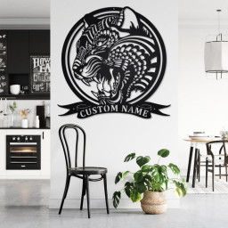 Custom Zentangle Tiger Metal Wall Art, Personalized Tiger Name Sign Decoration For Room, Tiger Metal Home Decor, Custom Zentangle Tiger