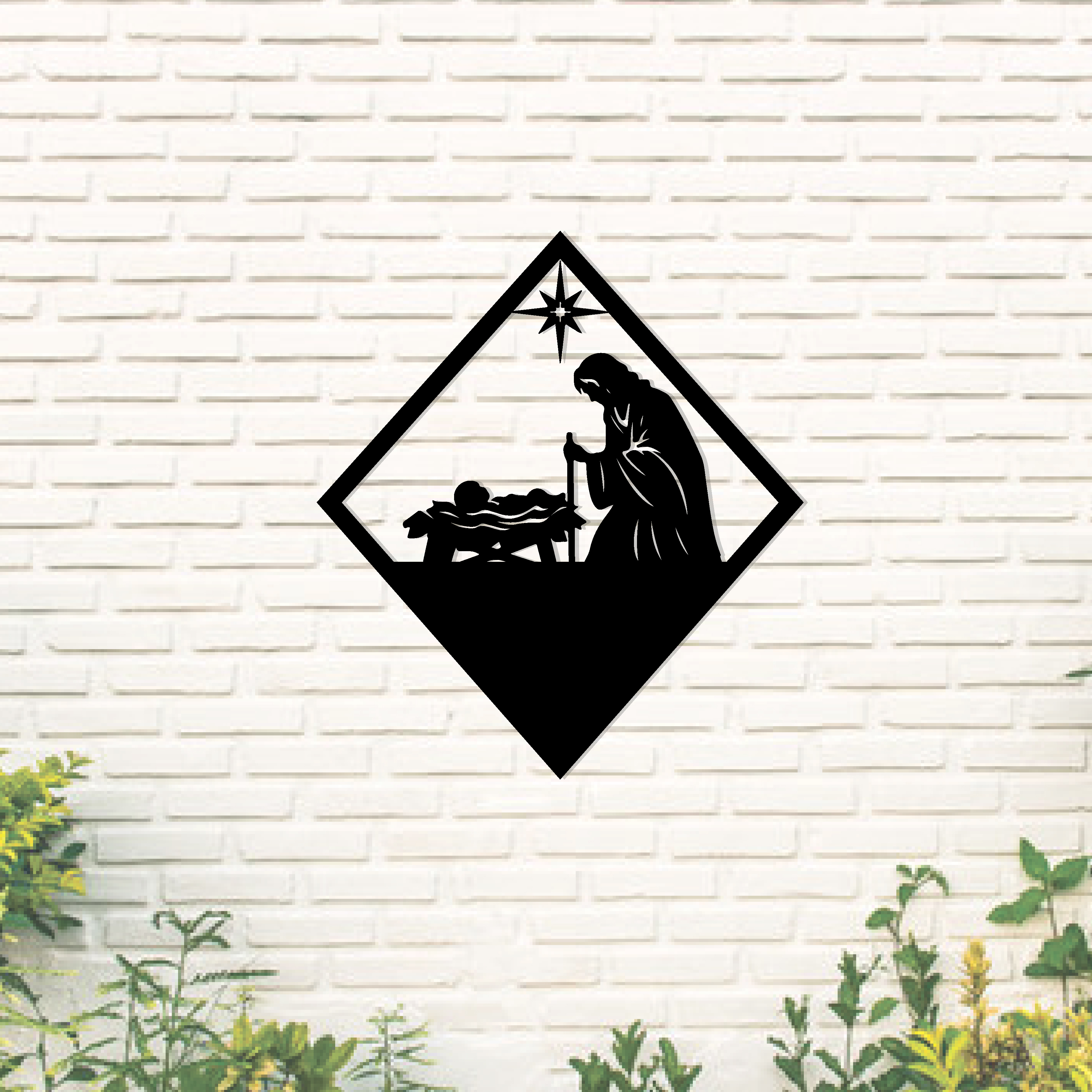 Nativity Metal Signs