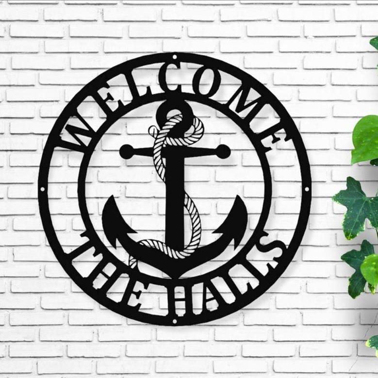 Anchor Sign - Nautical Decor - Beach Decor - Nautical Sign - Anchor Family Name