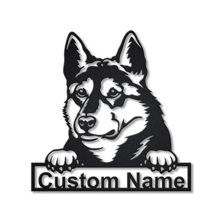Personalized West Siberian Laika Dog Metal Sign Art | Custom West Siberian Laika Dog Metal Sign | Dog Gift | Birthday Gift | Animal Funny