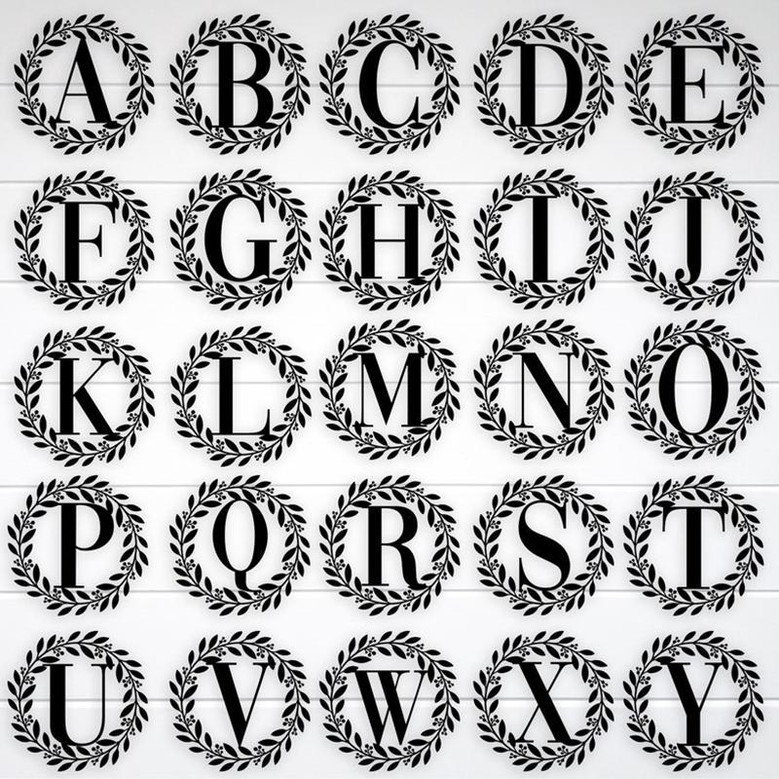 Personalized Classic Initial Metal Sign | Metal Wall Art | Housewarming gift | Wedding gift | Door hanger | Initial Wall Decor | Last Name