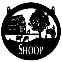 Metal Farm Sign Cows Barn Tractor Sign Laser Cut Metal Sign Metal Wall Art Metal House Sign