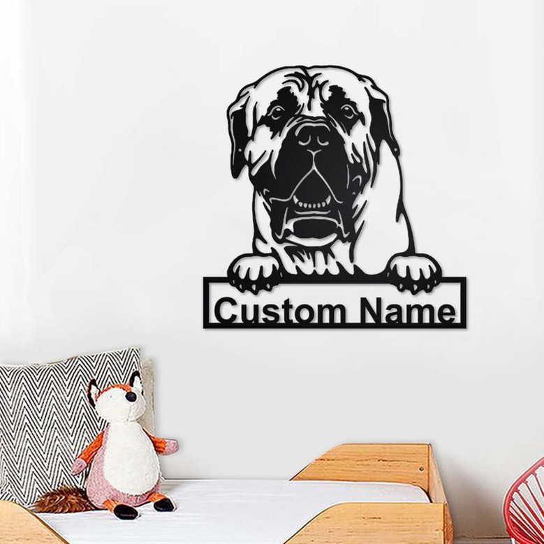 Personalized Boerboel Metal Sign | Boerboel Metal Wall Art | Dog Metal Sign | Dog Lover Gift | Boerboel Lover Gift | Boerboel | Custom Dog